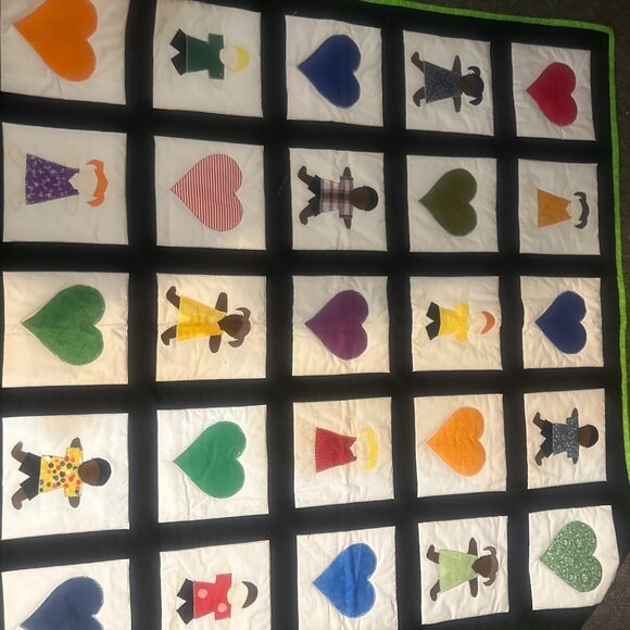 We are the children. Homemade quilt - Picture 3 of 3